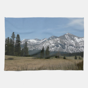 Sierra Nevada Mountains I vanuit Yosemite Theedoek