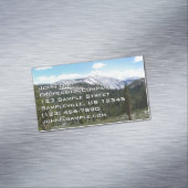 Sierra Nevada Mountains II uit Yosemite Magnetisch Visitekaartje (Voorbeeld)