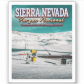 SIERRA NEVADA NATIONAAL PARK - ANDALUSIA SPANJE STICKER (Voorkant)