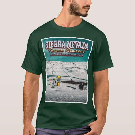 SIERRA NEVADA NATIONAAL PARK - ANDALUSIA SPANJE T-SHIRT (Voorkant)