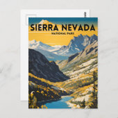 Sierra Nevada Nationaal Park Traditionele Reizen P Briefkaart (Voorkant / Achterkant)