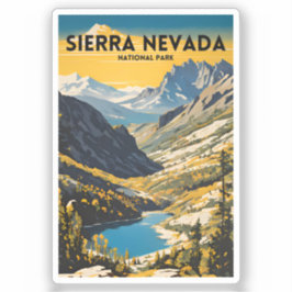 Sierra Nevada National Park Traditionele Reizen Sticker
