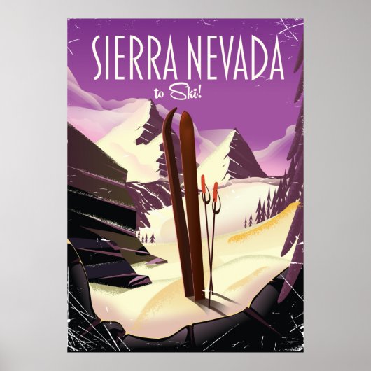 Sierra Nevada poster (Voorkant)
