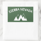 Sierra Nevada Rechthoekige Sticker (Tas)