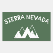 Sierra Nevada Rechthoekige Sticker (Voorkant)