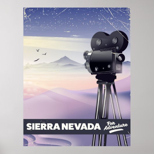 Sierra Nevada Reisposter Poster (Voorkant)
