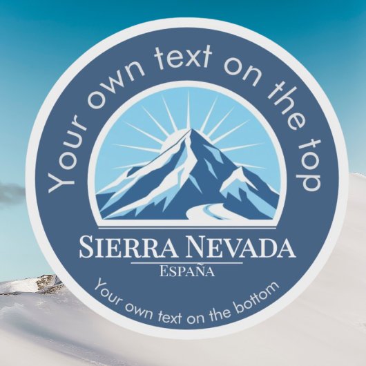 Sierra Nevada Spain España souvenir Sticker