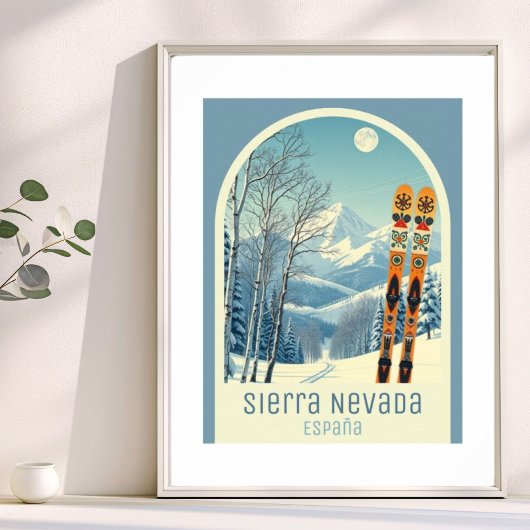 Sierra Nevada Spanje España resort Poster