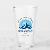 Sierra Nevada Spanje España skioord drank bier Glas (Voorkant)