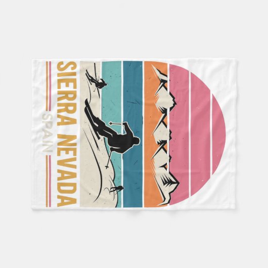 Sierra Nevada Spanje Fleece Deken (Voorkant (Horizontaal))