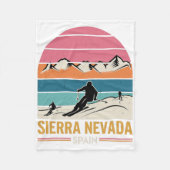 Sierra Nevada Spanje Fleece Deken (Voorkant)