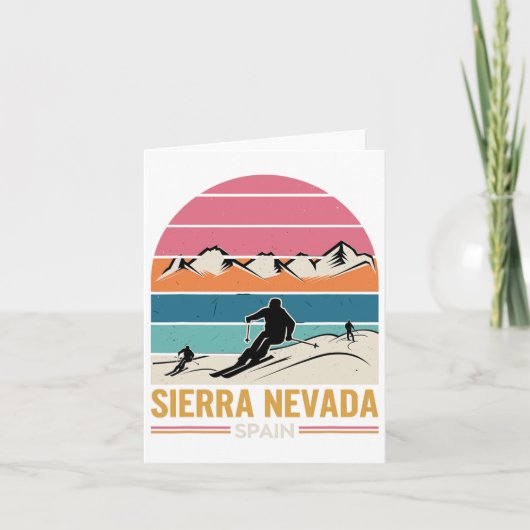 Sierra Nevada Spanje Kaart (Voorkant)