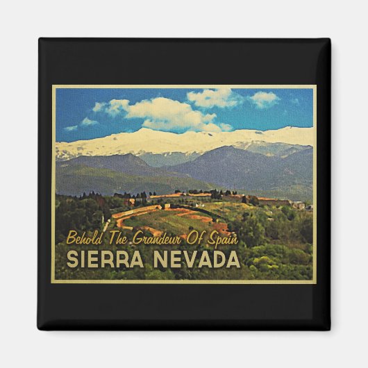 Sierra Nevada Spanje Magneet (Voorkant)