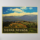 Sierra Nevada Spanje Poster (Voorkant)