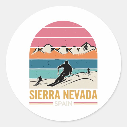 Sierra Nevada Spanje Ronde Sticker (Voorkant)