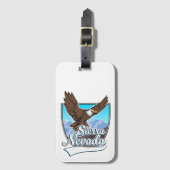 Sierra Nevada USA-logo Bagagelabel (Voorkant (verticaal))