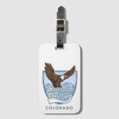 Sierra Nevada USA-logo Bagagelabel (Voorkant (verticaal))
