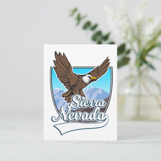 Sierra Nevada USA-logo Feestdagenkaart (Staand voorkant)