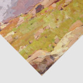 “Sierra Packer” Westerse kunst van Edgar Payne Tissuepapier (Detail)