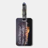 Sierra Peak Sunset Bagagelabel (Achterkant verticaal)