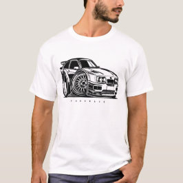 Sierra RS 500 Cosworth Rally Toon Art Car Enthusia T-shirt