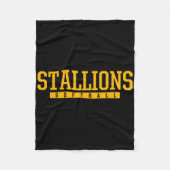 Sierra Stallions Softll Hs  Fleece Deken (Voorkant)