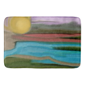 Sierra Sunrise Abstact Art Badmat