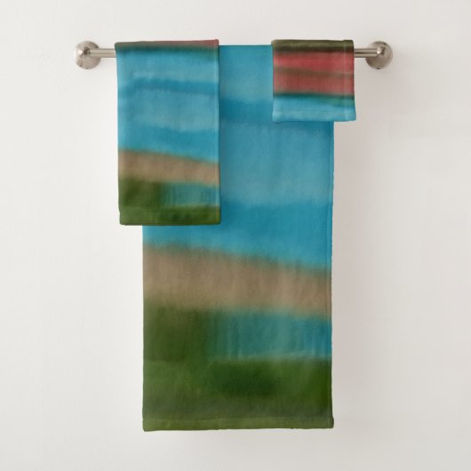 Sierra Sunrise Southwest Abstracte Art Bad Handdoek (Insitu)