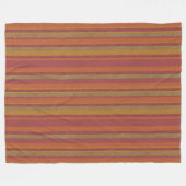 Sierra Sunset Striped Fleece Blanket Deken (Voorkant (Horizontaal))