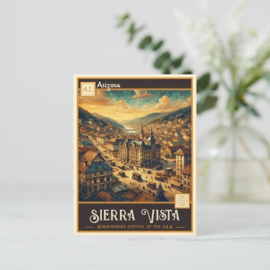 Sierra Vista Arizona |  BRIEFKAART (Staand voorkant)
