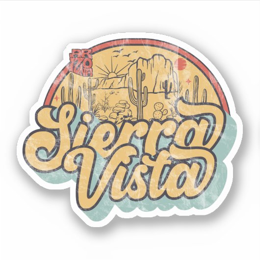 Sierra Vista, Arizona Sticker (Voorkant)