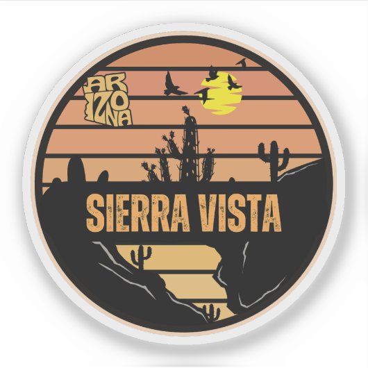 Sierra Vista, Arizona Sticker (Voorkant)