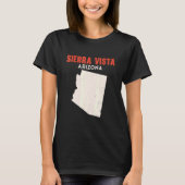 Sierra Vista Arizona USA State America Travel Ariz T-shirt (Voorkant)