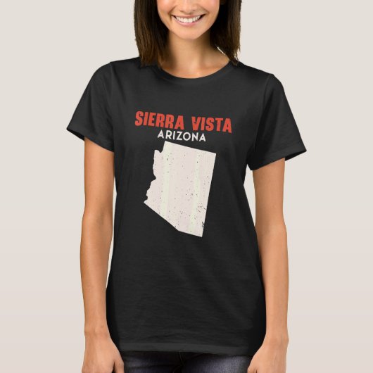 Sierra Vista Arizona USA State America Travel Ariz T-shirt (Voorkant)