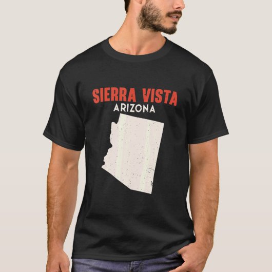 Sierra Vista Arizona USA State America Travel Ariz T-shirt (Voorkant)
