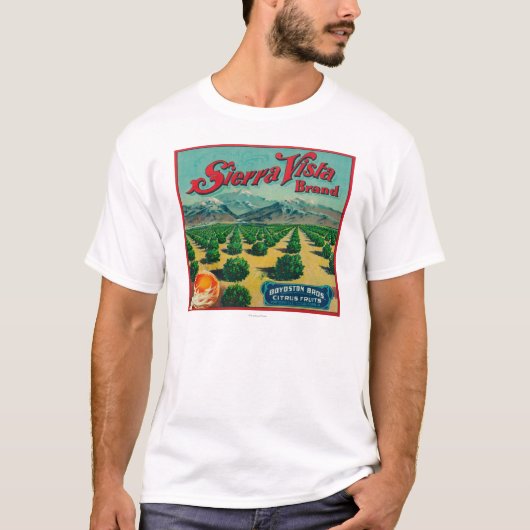 Sierra Vista - Kentekenmerk Citrus T-shirt (Voorkant)