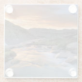 Sierra Wave over Yosemite Glazen Onderzetter (Achterkant)