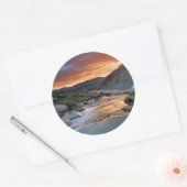 Sierra Wave over Yosemite Ronde Sticker (Envelop)