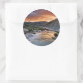 Sierra Wave over Yosemite Ronde Sticker (Tas)