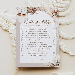 SIERRA wil liever Vrijgezellenfeest spel Kaart