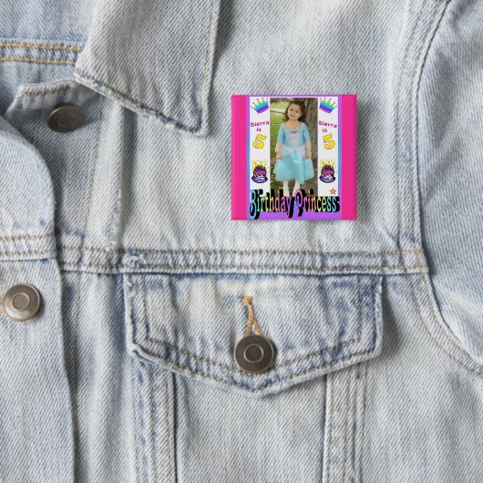 sierrafront vierkante button 5,1 cm (In situ)