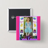 sierrafront vierkante button 5,1 cm (Voorkant /achterkant)