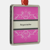 Sierrand roze witte ornament (Rechts)