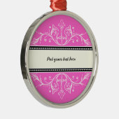 Sierrand roze witte ornament (Rechts)
