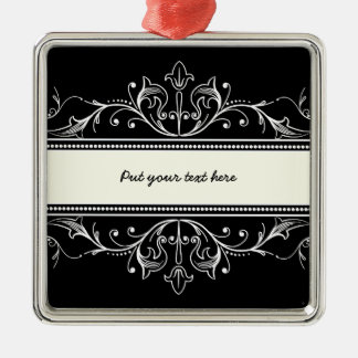 Sierrand zwart wit custom ornament