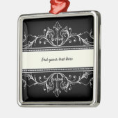 Sierrand zwart wit custom ornament (Links)