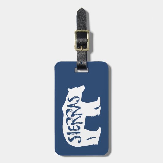 Sierras Beer Bagagelabel (Voorkant verticaal)