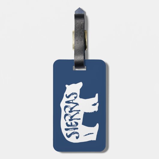 Sierras Beer Bagagelabel (Achterkant verticaal)