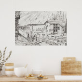 Sierre to Zinal Mountain Race The Finish 2009 Poster (Keuken)