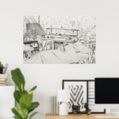 Sierre to Zinal Mountain Race The Finish 2012. Poster (Thuiskantoor)